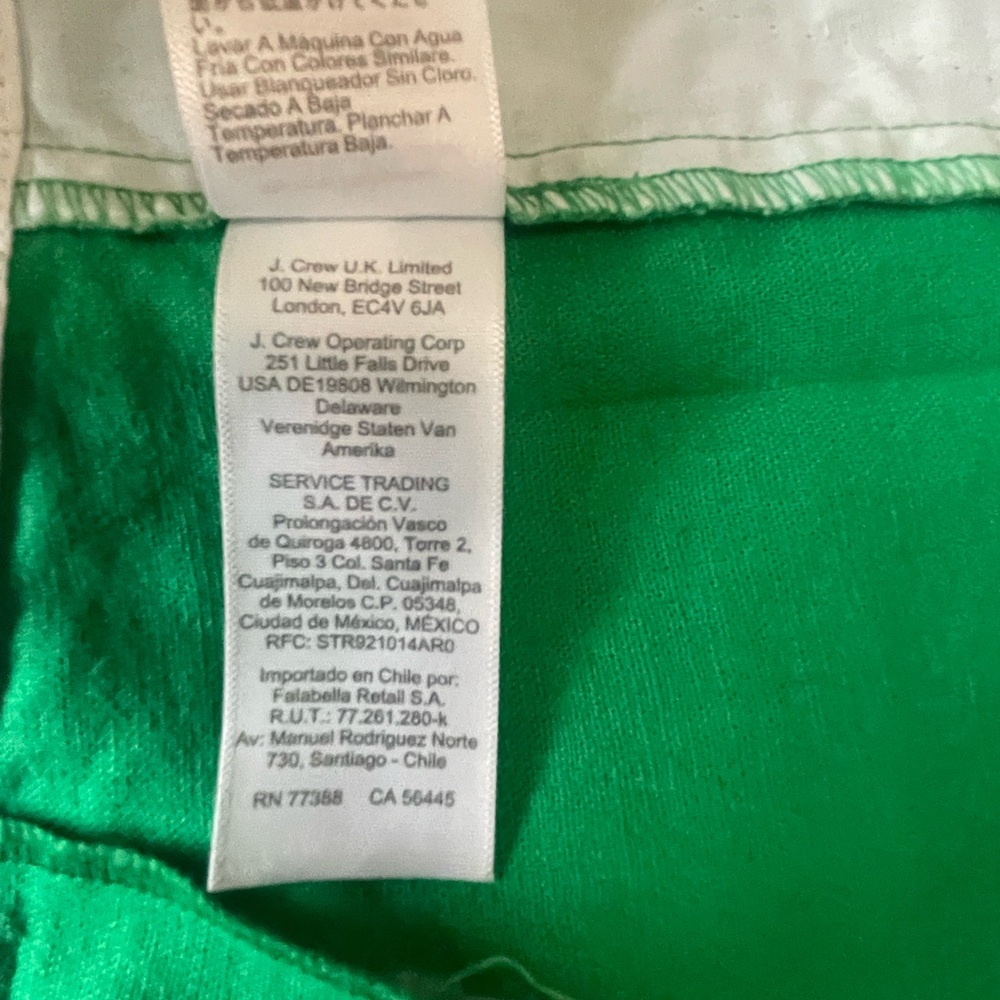J. Crew Green High Waist Tailored Shorts - Picture 9 of 16